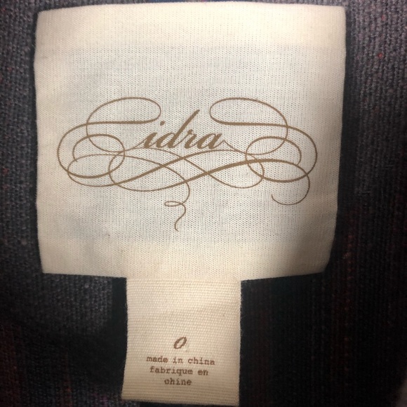 Anthropologie Cidra Belted 2 Pocket Jacket Size 0 - Picture 2 of 8